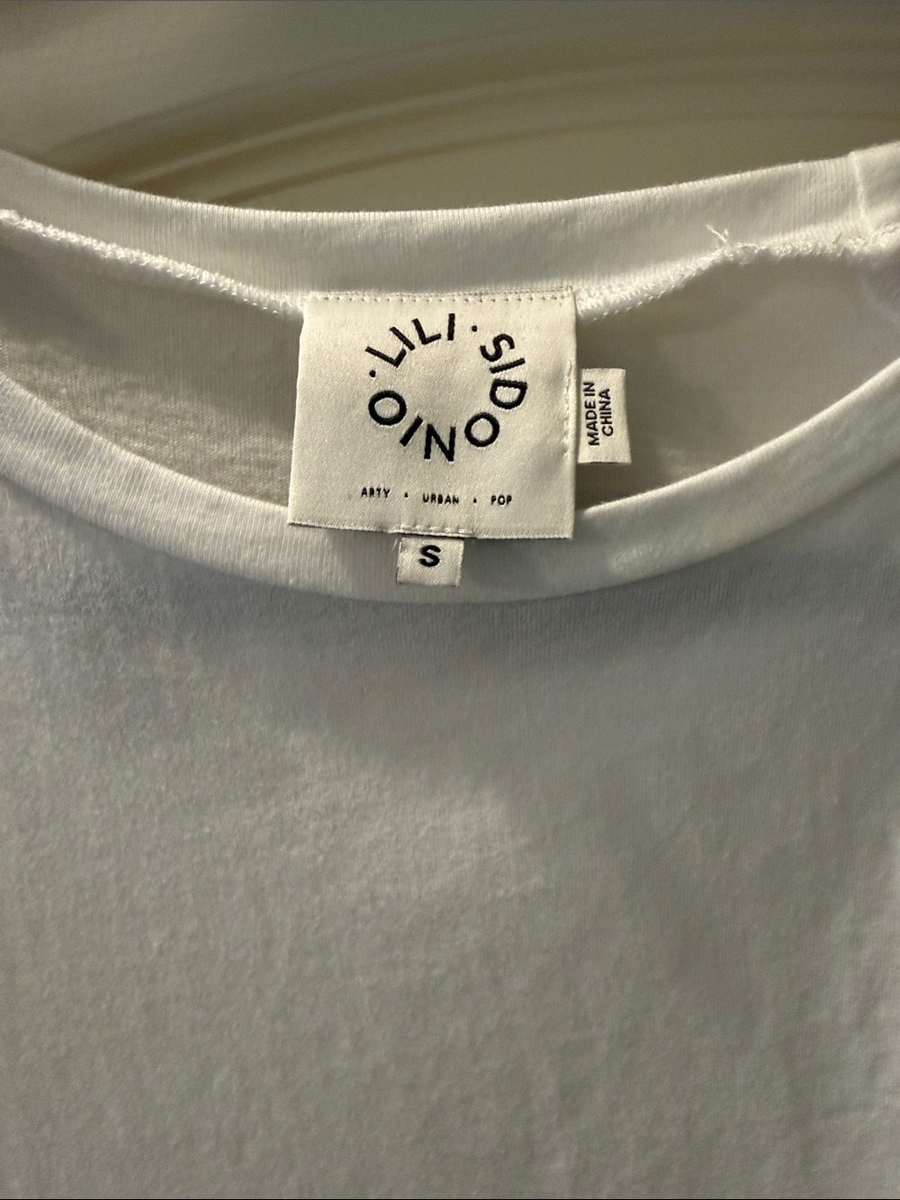 White Ladies’ Ruffle-Sleeve Tee - White - Picture 2 of 3